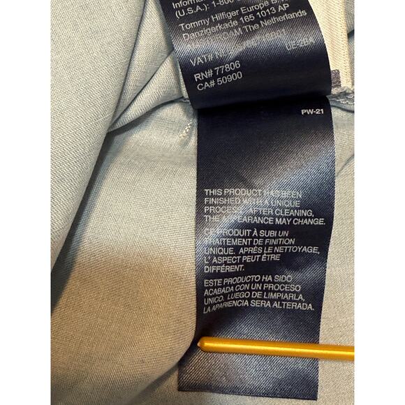 Tommy Hilfiger Womens Roll up Button 3/4 length Sleeve Soft Chambry Shirt XXS - Picture 9 of 16